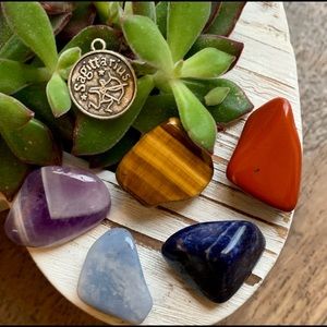 Zodiac Crystal Stone Sagittarius Set